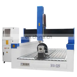 4 Axis CNC Router 180 Swing Degree Rotary Wood Chairs 3D Model Making For 3D People Carving CNC Machine thumbnail-1