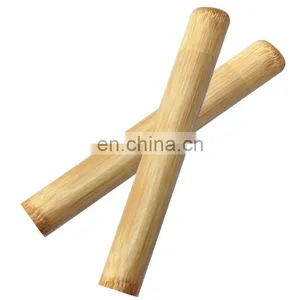 Natural Bamboo Straw Bamboo Tube With Wooden Stopper for Package Customized LOGO thumbnail-3
