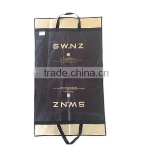 Baoding Durable Faddish Non Woven pp Leather Garment Bags Suit Cover thumbnail-6