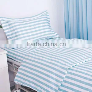 7pcs Factory Direct Sales Fancy New White Stripe Cheap Wholesale Bed Comforters for Hospital in Low Price as Used Comforters thumbnail-1