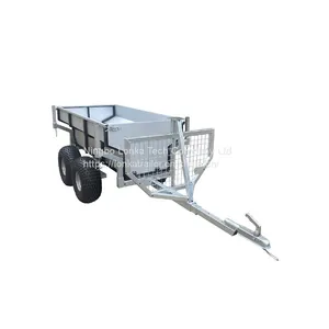 LOG Trailer With Box &crane thumbnail-3