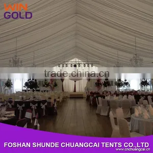 20x30m Large Space White Pvc Fame Marquee Tente de Mariage With Clear Window thumbnail-2