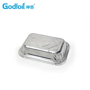 Rectanglar Aluminum Foil Container Wrinkle Wall Container thumbnail-4