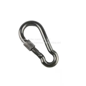 304/316 Stainless Steel Carabiner Hook With Lock Nut thumbnail-3