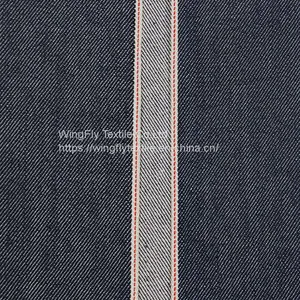 13oz 100% Cotton Slub Right Twill Mens Custom Denim Fabric W283429 thumbnail-3