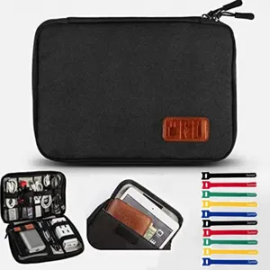 Travel Cable Organizer Bag Double Layer Waterproof Portable Electronic Accessories Organizer thumbnail-1