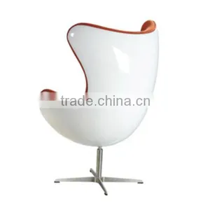 Living Room Leisure FRP Glossy Egg Chair thumbnail-2