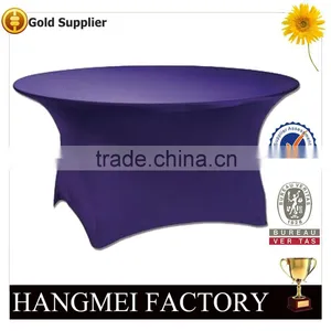 Spandex And Polyester Fabric Wholesale Stretch Table Cover HM-ZB53 thumbnail-2