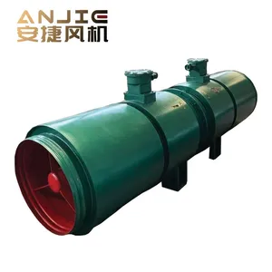 FBDNo5.0/2x5.5kw Mining Fan Tunnel Fan Local Ventilation Fan Double Muffler thumbnail-4