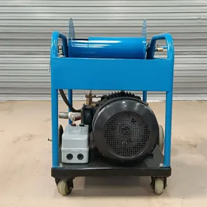 Electric 15kw High Pressure Sewer Drain Water Jet Cleaner 200bar Water Jet Sewer Cleaner 400mm Large Pipe Cleaning Machine thumbnail-4