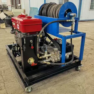 Municipal Sewer Cleaning Equipment 170L/min Large Water Flow Sewerage Pipeline Cleaning Machine thumbnail-2