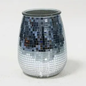 Glass Vessel Container Mosaic Vase thumbnail-3
