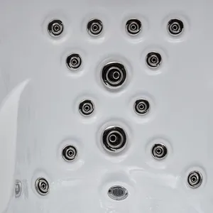 Yakuzi Outdoor Massage Hot Pipe for Sale 3 Person Outdoor Yakuzi Spa Balboa Hot Tub Luxury Acrylic Massage Tub thumbnail-4
