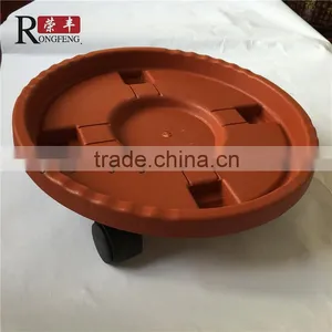 Flower Pot Trays Rack With Wheel thumbnail-1