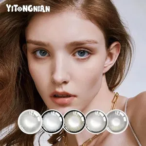 14.5mm Blue Lenses Eye Contact Hema Soft Colored Contact Lenses Wholesale Gray Eye Wear thumbnail-4