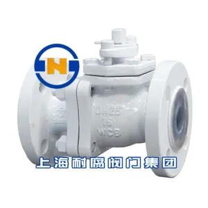 New Fluorine Lined Ball Valve, Fluorine Lined Valve thumbnail-1