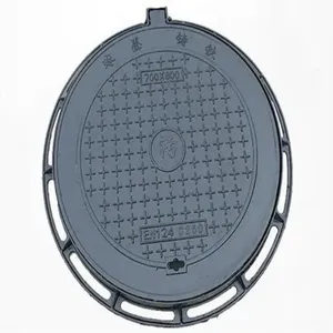 Road Cast Iron Manhole Cover En124 D400 Square Round Manhole Covers Custom Nodular Cast Iron Manhole Cover thumbnail-2