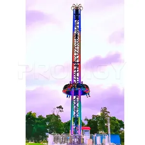 Direct Manufacturer Customized Free Fall Drop Tower Ride Adult Kids Drop Tower for Fairground thumbnail-1