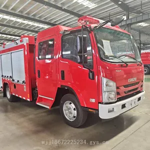 Isuzu Double Cab 3.45-cubic-meter Water Tank Fire Truck Csc5100gxfsg35/q6 thumbnail-1
