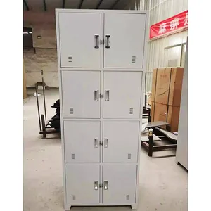 School Student Lockers, Eight - Door Storage Cabinets, Iron Changing Cabinets With Diverse Styles thumbnail-1
