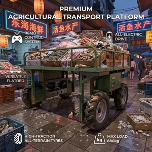 Industrial Wireless Remote Control Agricultural Utility Platform High Torque Heavy Load Utility Transporter thumbnail-1