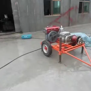 Diesel Engine Powered Winch; Pulling Motored Winch; Cable Pulling Motored Engine Winch thumbnail-2