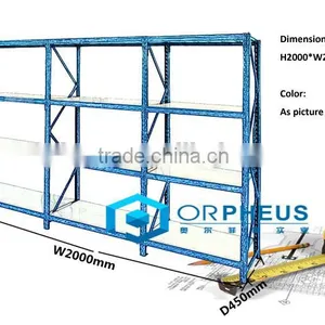 Warehouse Equipment Heavy Duty Cold Rolled Steel Goods Rack Used Industrial Steel Rack thumbnail-6
