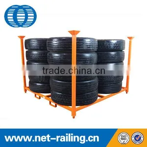 Warehouse Foldable Steel Storage Tire Rack thumbnail-1