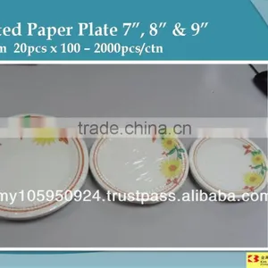 Printed Paper Plate 7", 8" & 9" thumbnail-1