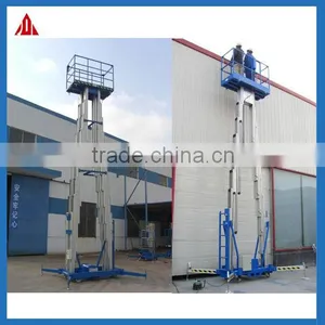 Mobile Telescopic Electric Boom Lift / Aluminum Alloy Aerial Work Platform thumbnail-1