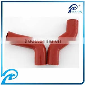 China Blue/Red/Black Automotive Custom Formed Soft Silicone Water Hose thumbnail-1
