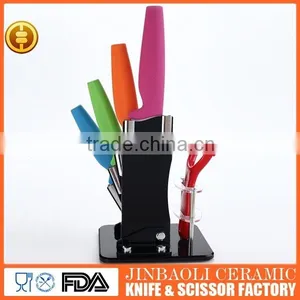 4pcs Multi-color Cutting Ceramic Kitchen Knife Set thumbnail-3