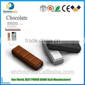 Chocolate Style Power Bank Charger for Christmas Gift 2600mah thumbnail-3
