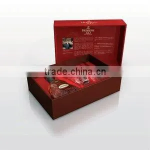 Luxury 4 Color Printing Beverage Packing Box With Silk Insert thumbnail-1