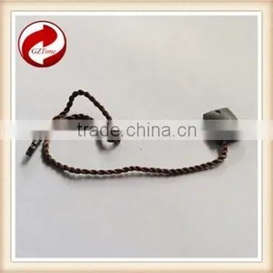 Quality String Seal Tag, Hang Tag String, Garment Plastic Seal Tag/ Deep Coffe String Seal String Puppet thumbnail-3