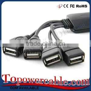 High Speed Usb 2.0 Hub 4 Port Powered Usb Hubs For Usb Laptop thumbnail-1