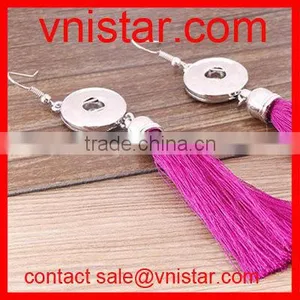 Vnistar Interchangeable Snap Button Earring Tassel Jewelry Wholesale NE011-5 thumbnail-1