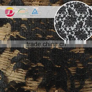 Wholesale Cheap Black 100 Poly Voile Dress Lace Making Fabric thumbnail-3