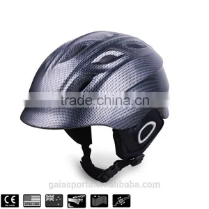 in Mould PC Snow Helmet Ski Helmet With Visor thumbnail-1