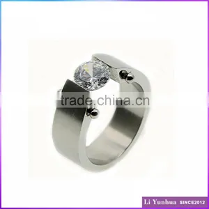 Stainless Steel Jewelry Male Rings With Stones Designs Jewelry Gift for Boyfriend thumbnail-1