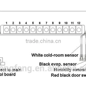 Color Special Temp Humidity Control Wine Cooler Touch Screen Thermostat SF-548 thumbnail-6