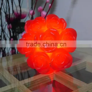 LED Rose Combine Candles Flamless Round Candle Light thumbnail-1