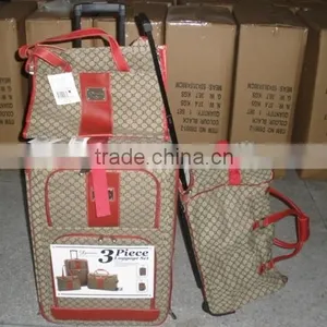 Expandable 3pcs Trolley Travel Bag in Stock Stocklot Overstock Closeout thumbnail-1