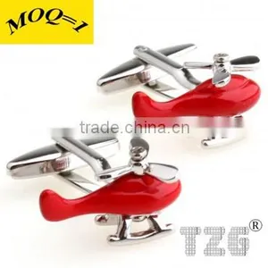 Fashion Stainless Steel Vertiplane Cufflink thumbnail-1