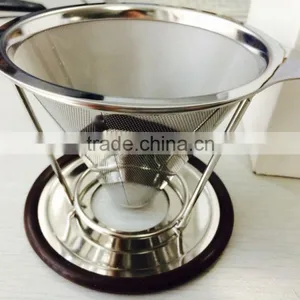 316L Stainless Steel Pour Over Coffee Filter thumbnail-1