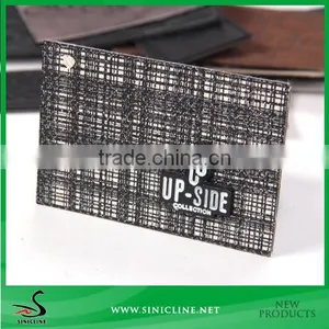 Sinicline Metal Handmade Garment Jeans Genuine/synthetic Leather Logo/metal Label thumbnail-1