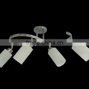 Chrome and White Chandelier Pendant for Living Room Made in China thumbnail-3