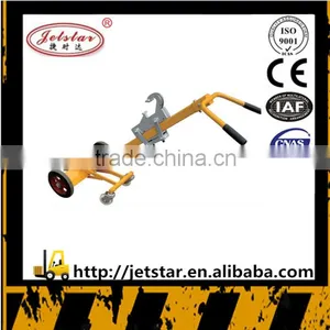 350kg Manufacturer Price Hydraulic Oil Drum Hand Lift Stacker thumbnail-1