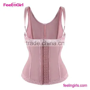 Women Sexy Latex Waist Slimming Girdle Corset thumbnail-5
