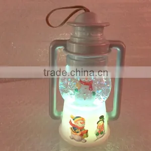 2015 Resin Snow Man Latern Design Led Handmade Christmas Snow Globe by China Supplier Quality Choice thumbnail-4